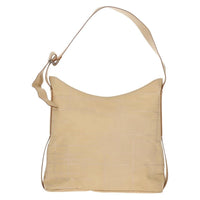 Salvatore Ferragamo Vintage Shoulder Bag Nylon Beige Nylon Shoulder Bag Bag (Authentic Pre-Loved)