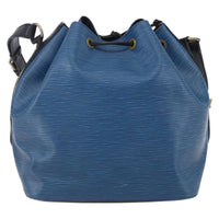 Louis Vuitton Petit Noe Handbag Epi Leather Blue Leather Shoulder Bag Bag (Authentic Pre-Loved)