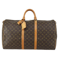 Louis Vuitton Louis Vuitton Keepall Bag Monogram Canvas Brown Canvas Travel Bag Bag (Authentic Pre-Loved)