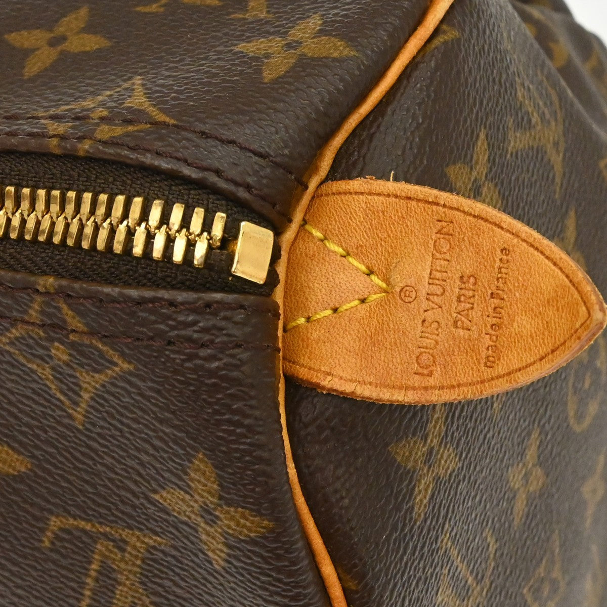 Louis Vuitton Keepall Bag Monogram Canvas Brown Canvas Travel Bag Bag (Authentic Pre-Loved)