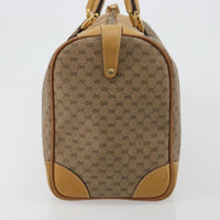 Gucci Gucci Vintage Travel Bag Gg Canvas Beige Pvc Travel Bag Bag (Pre-Loved)