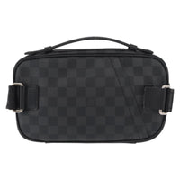 Louis Vuitton Ambler Waist Bag Damier Graphite Gray Canvas Shoulder Bag Bag (Authentic Pre-Loved)