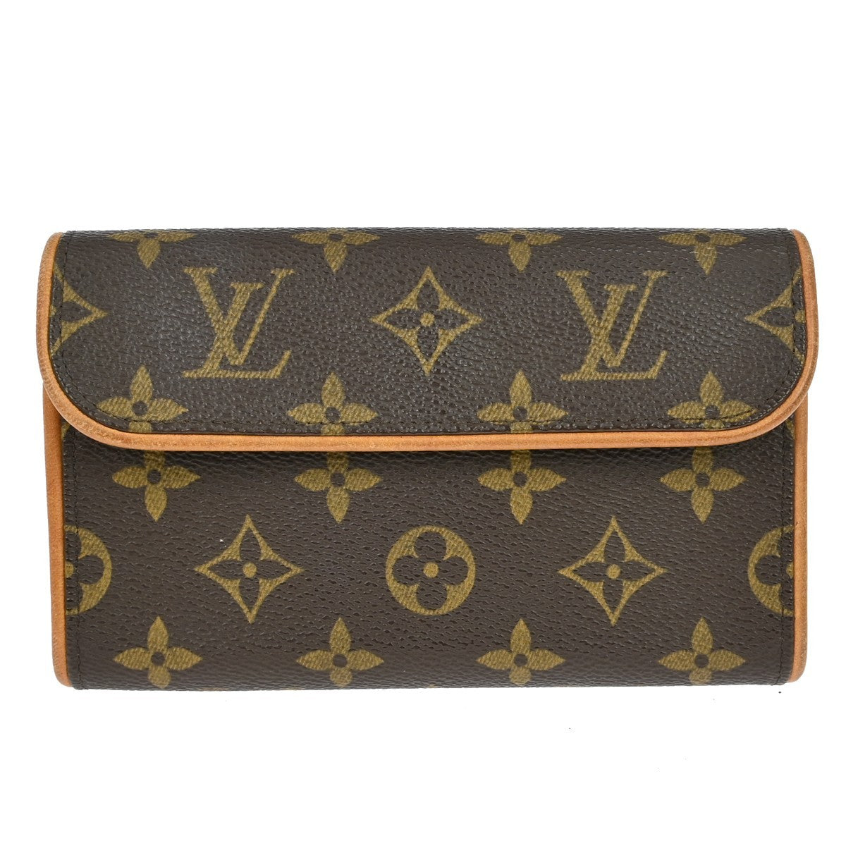Louis Vuitton Louis Vuitton Florentine Pochette Monogram Canvas Brown Canvas Clutche & Pouche Bag (Pre-Loved)