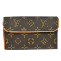 Louis Vuitton Louis Vuitton Florentine Pochette Monogram Canvas Brown Canvas Clutche & Pouche Bag (Pre-Loved)