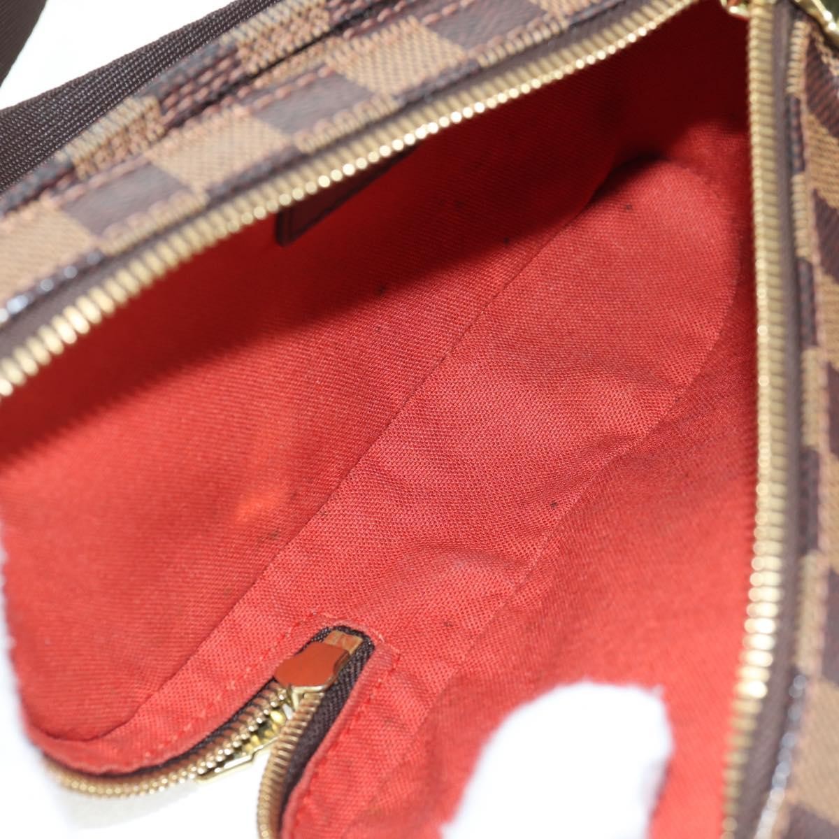 Louis Vuitton Geronimos Waist Bag Damier Brown Canvas Shoulder Bag Bag (Authentic Pre-Loved)