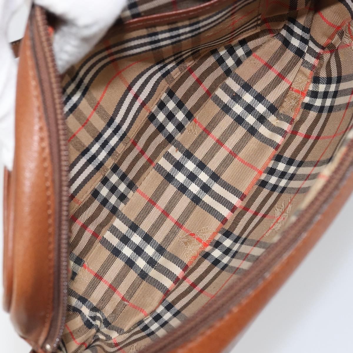 Burberry Burberry Vintage Shoulder Bag Leather Brown Leather Shoulder Bag Bag (Pre-Loved)