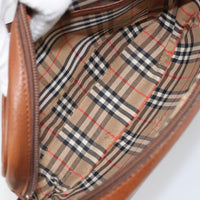 Burberry Burberry Vintage Shoulder Bag Leather Brown Leather Shoulder Bag Bag (Pre-Loved)
