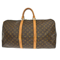 Louis Vuitton Louis Vuitton Keepall Bag Monogram Canvas Brown Canvas Travel Bag Bag (Pre-Loved)
