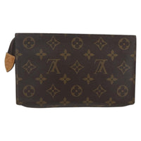 Louis Vuitton Toiletry Pouch Monogram Canvas Brown Canvas Clutche & Pouche Bag (Pre-Loved)