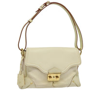 Louis Vuitton Suhali L'essentiel Handbag Leather White Leather Shoulder Bag Bag (Authentic Pre-Loved)