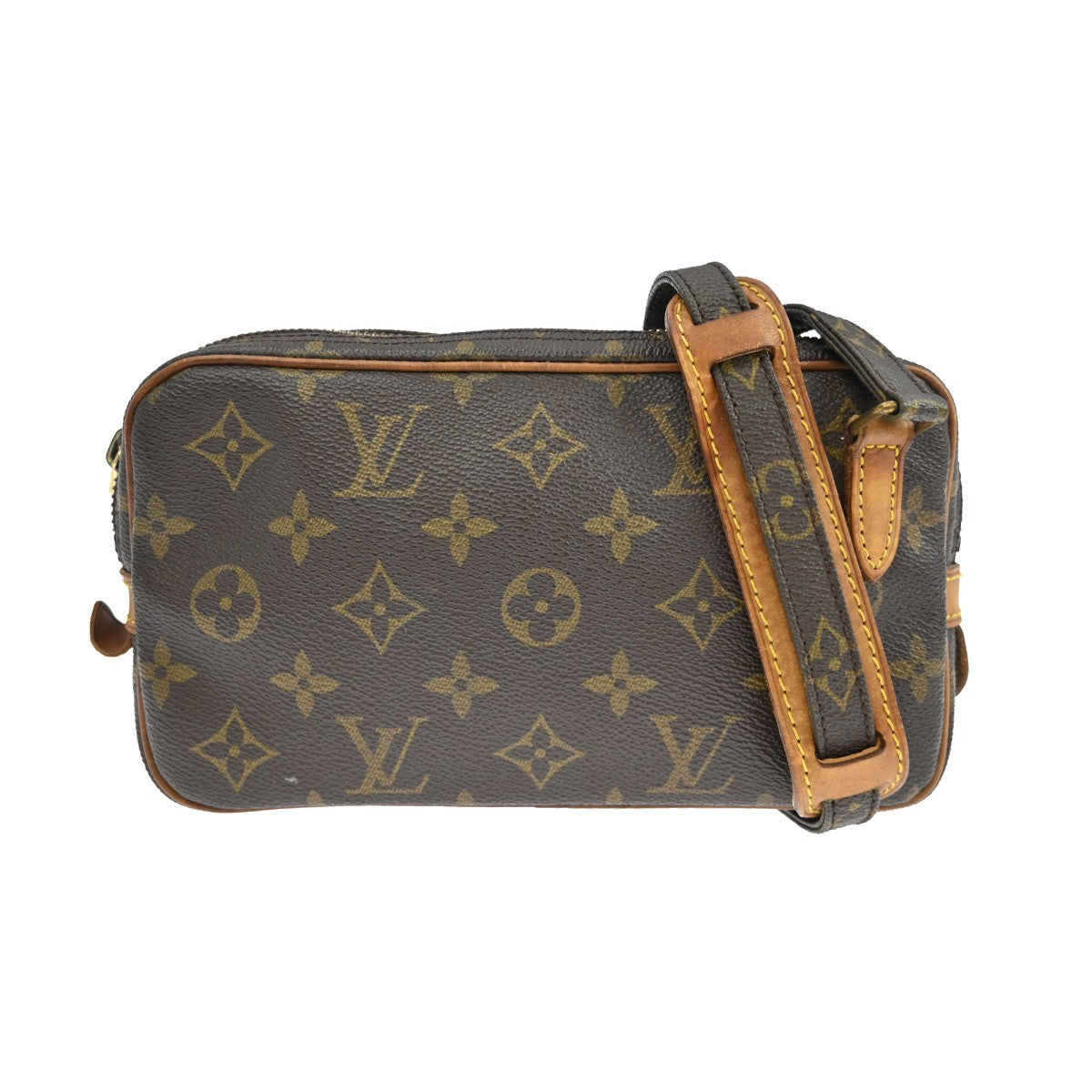 Louis Vuitton Louis Vuitton Pochette Marly Bandouliere Bag Monogram Canvas Brown Canvas Shoulder Bag Bag (Pre-Loved)