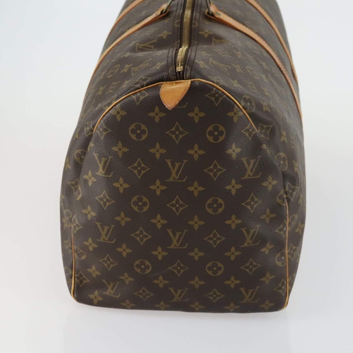 Louis Vuitton Keepall Bag Monogram Canvas Brown Canvas Travel Bag Bag (Pre-Loved)