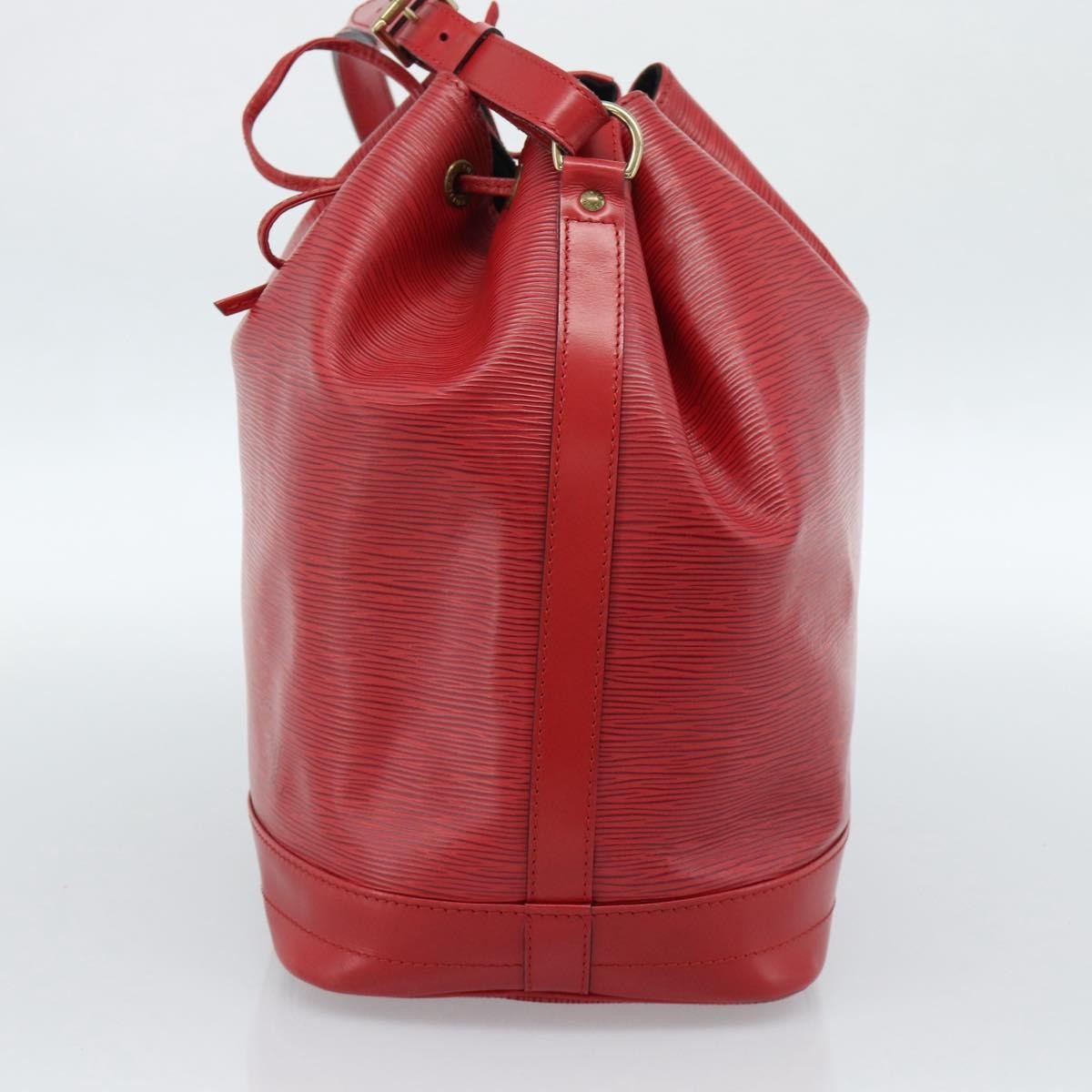 Louis Vuitton Louis Vuitton Petit Noe Nm Handbag Epi Leather Red Leather Shoulder Bag Bag (Pre-Loved)