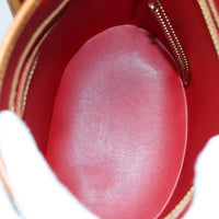 Louis Vuitton Bucket Bag Monogram Vernis Red Patent_Leather Shoulder Bag Bag (Authentic Pre-Loved)