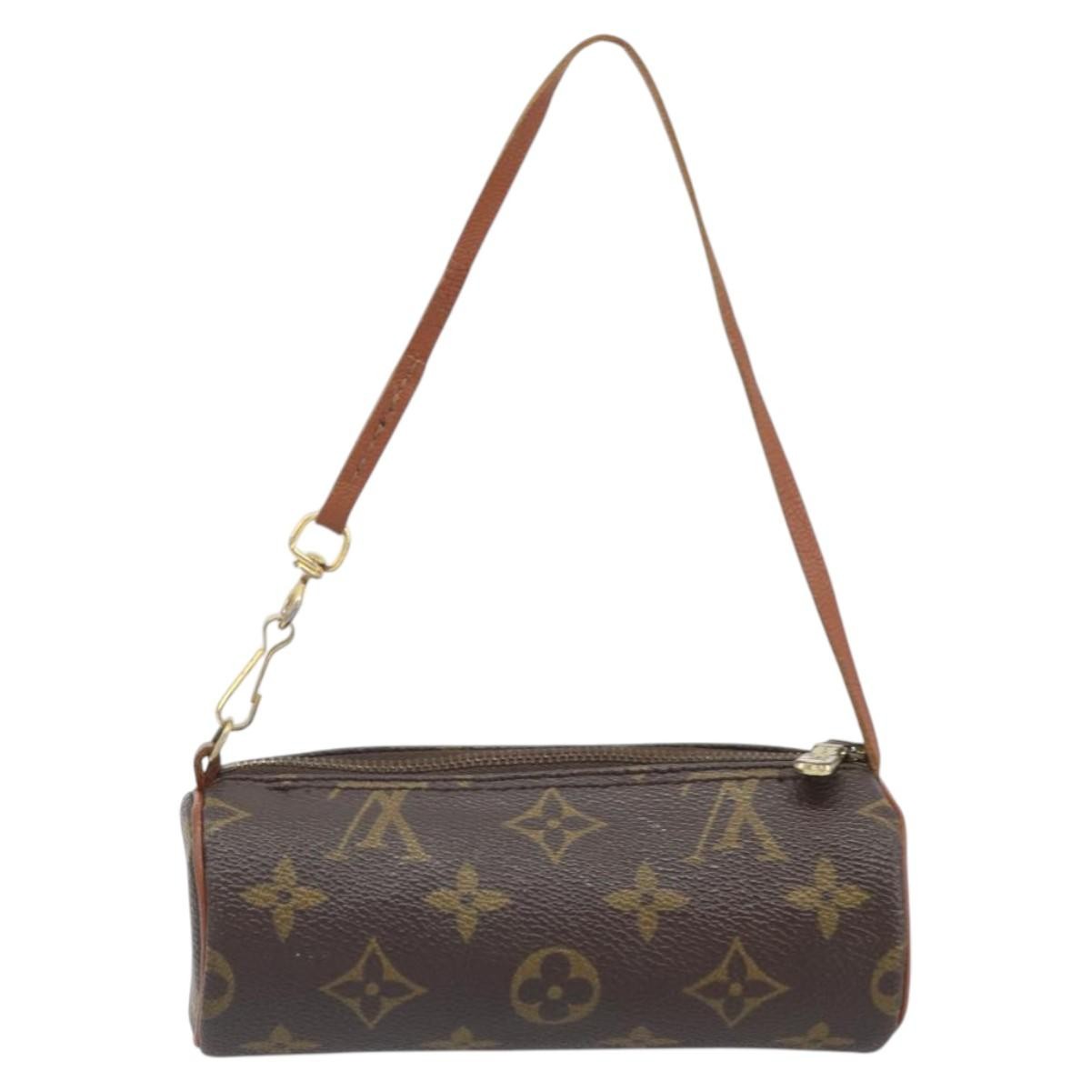 Louis Vuitton Papillon Pochette Monogram Canvas Brown Canvas Clutche & Pouche Bag (Authentic Pre-Loved)