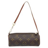 Louis Vuitton Papillon Pochette Monogram Canvas Brown Canvas Clutche & Pouche Bag (Authentic Pre-Loved)
