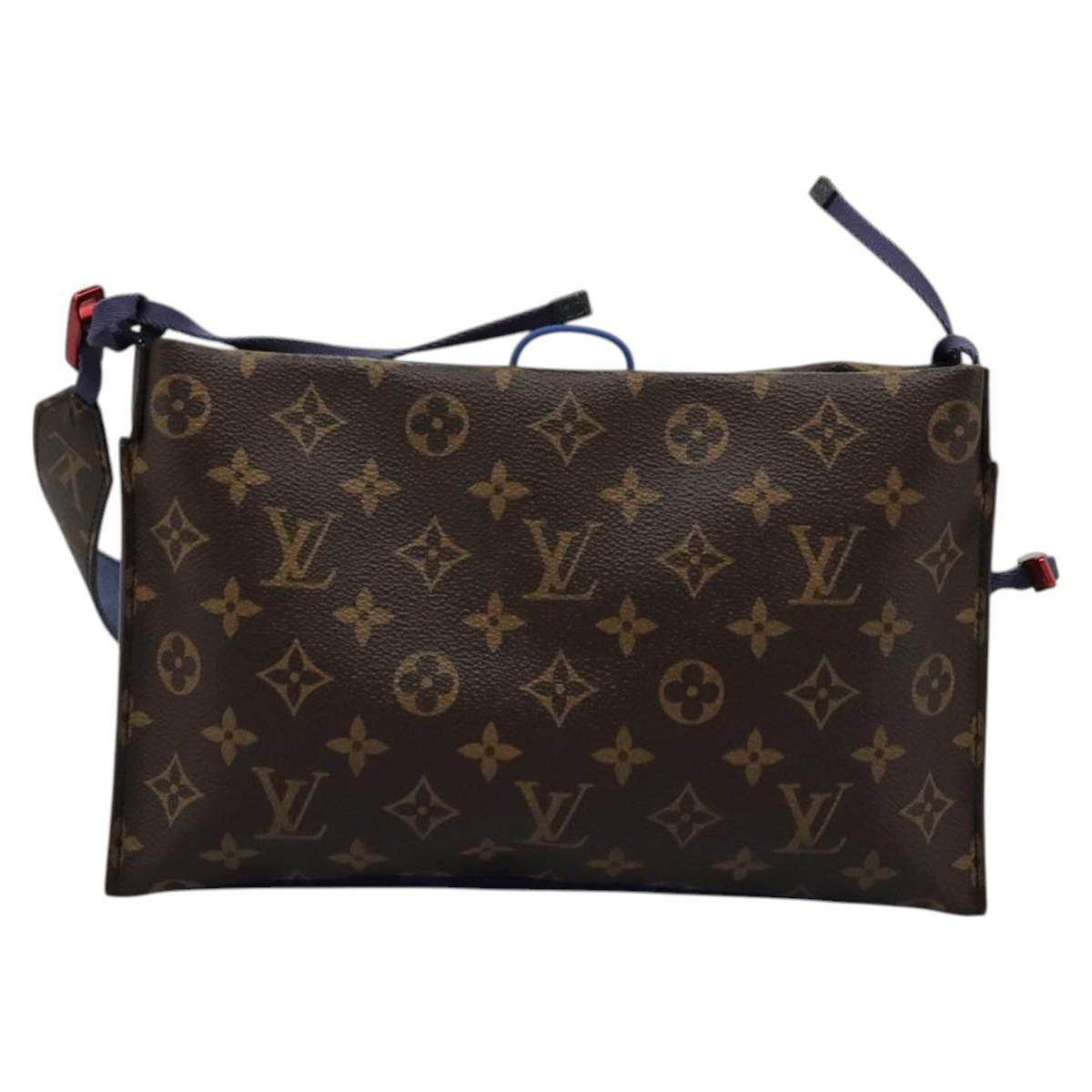 Louis Vuitton Outdoor Pouch Limited Edition Monogram Pacific Canvas Bl – Bluefly
