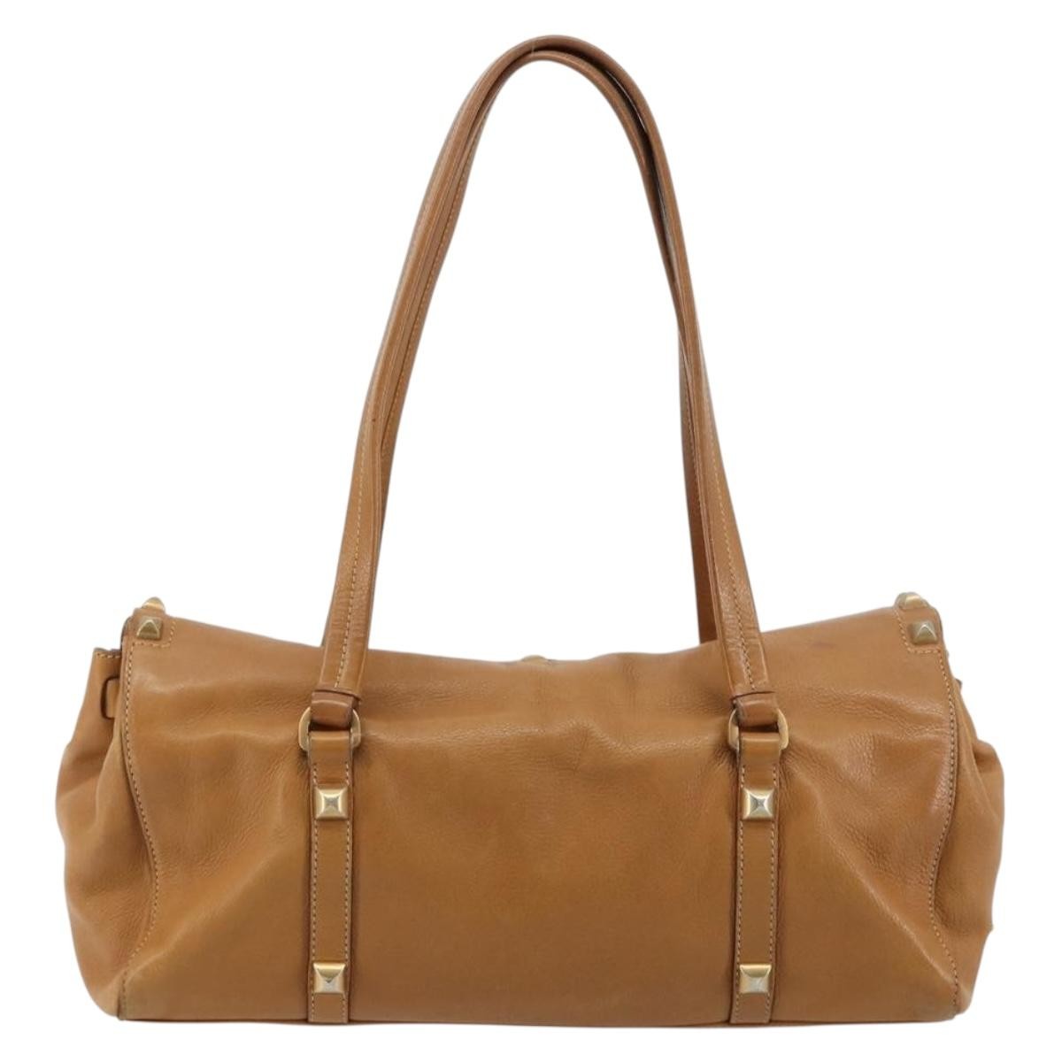 Prada Convertible Shopping Tote Saffiano Leather Saffiano Leather Beige Leather Tote Bag Bag (Pre-Loved)