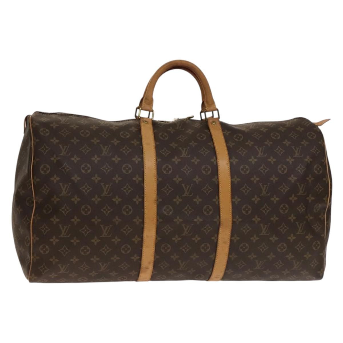 Louis Vuitton Keepall Bag Monogram Canvas Brown Canvas Bag (Pre-Loved)