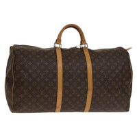 Louis Vuitton Keepall Bag Monogram Canvas Brown Canvas Bag (Pre-Loved)