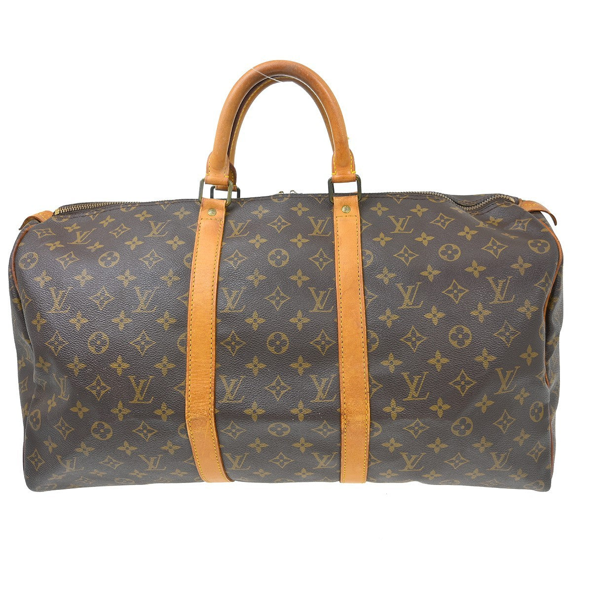 Louis Vuitton Louis Vuitton Keepall Bag Monogram Canvas Brown Canvas Travel Bag Bag (Authentic Pre-Loved)