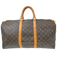 Louis Vuitton Louis Vuitton Keepall Bag Monogram Canvas Brown Canvas Travel Bag Bag (Authentic Pre-Loved)