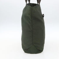 Prada Vintage Zip Tote Tessuto Khaki Nylon Tote Bag Bag (Pre-Loved)