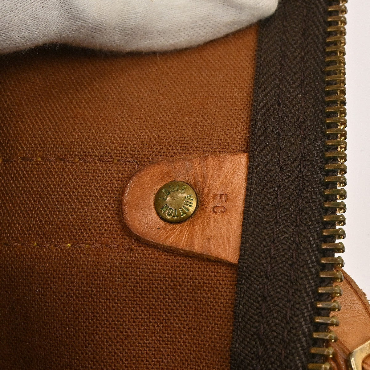 Louis Vuitton Keepall Bag Monogram Canvas Brown Canvas Travel Bag Bag (Authentic Pre-Loved)