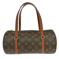 Louis Vuitton Papillon Handbag Monogram Canvas Brown Canvas Handbag (Pre-Loved)