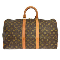 Louis Vuitton Louis Vuitton Keepall Bag Monogram Canvas Brown Canvas Travel Bag Bag (Authentic Pre-Loved)
