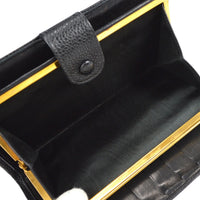 Chanel Timeless Cc French Wallet Caviar Black Leather Wallets Accessory (Pre-Loved)