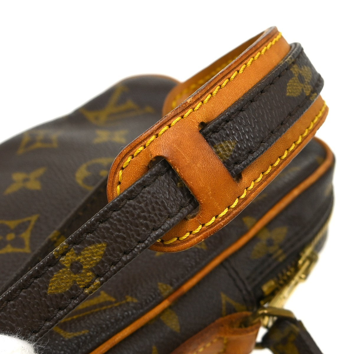 Louis Vuitton Danube Handbag Monogram Canvas Brown Canvas Shoulder Bag Bag (Authentic Pre-Loved)