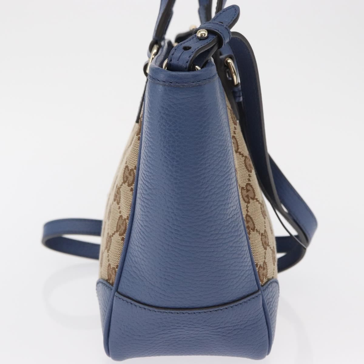 Gucci Bree Convertible Tote Gg Canvas With Leather Beige Canvas Tote Bag Bag (Authentic Pre-Loved)