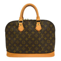 Louis Vuitton Louis Vuitton Alma Handbag Monogram Canvas Brown Canvas Handbag (Pre-Loved)