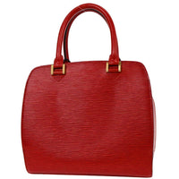 Louis Vuitton Pont Neuf Handbag Epi Leather Red Leather Handbag (Authentic Pre-Loved)