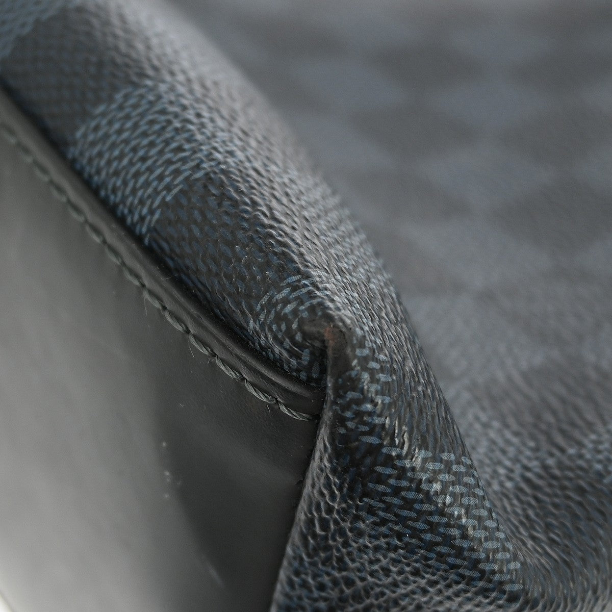 Louis Vuitton Cabas Voyage Damier Cobalt Black Canvas Tote Bag Bag (Pre-Loved)