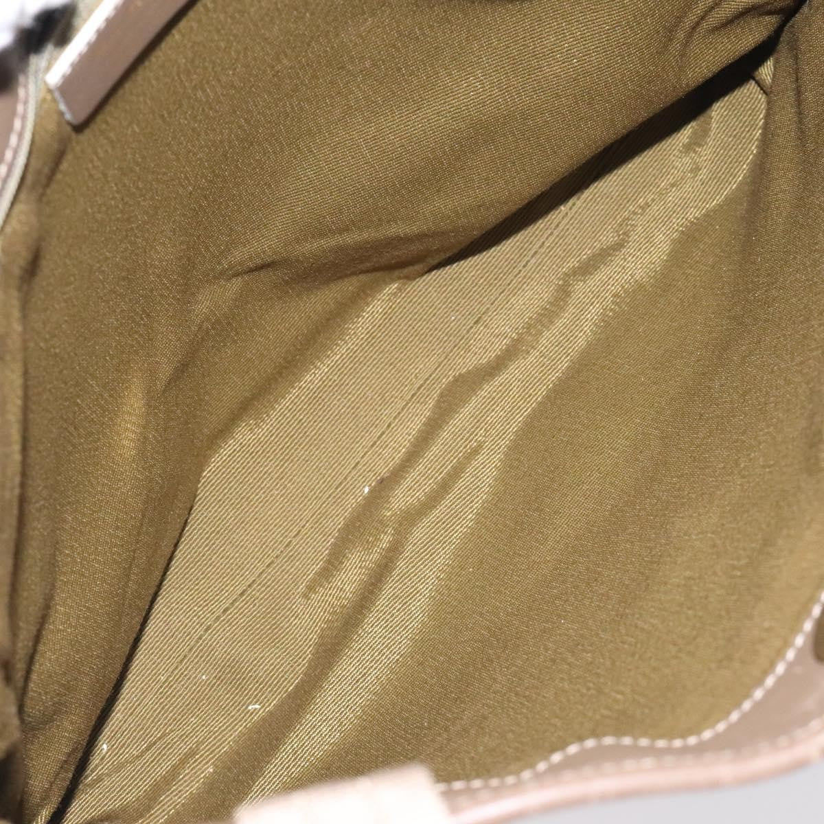 Salvatore Ferragamo Gancini Tote Gancini Canvas Beige Canvas Tote Bag Bag (Pre-Loved)