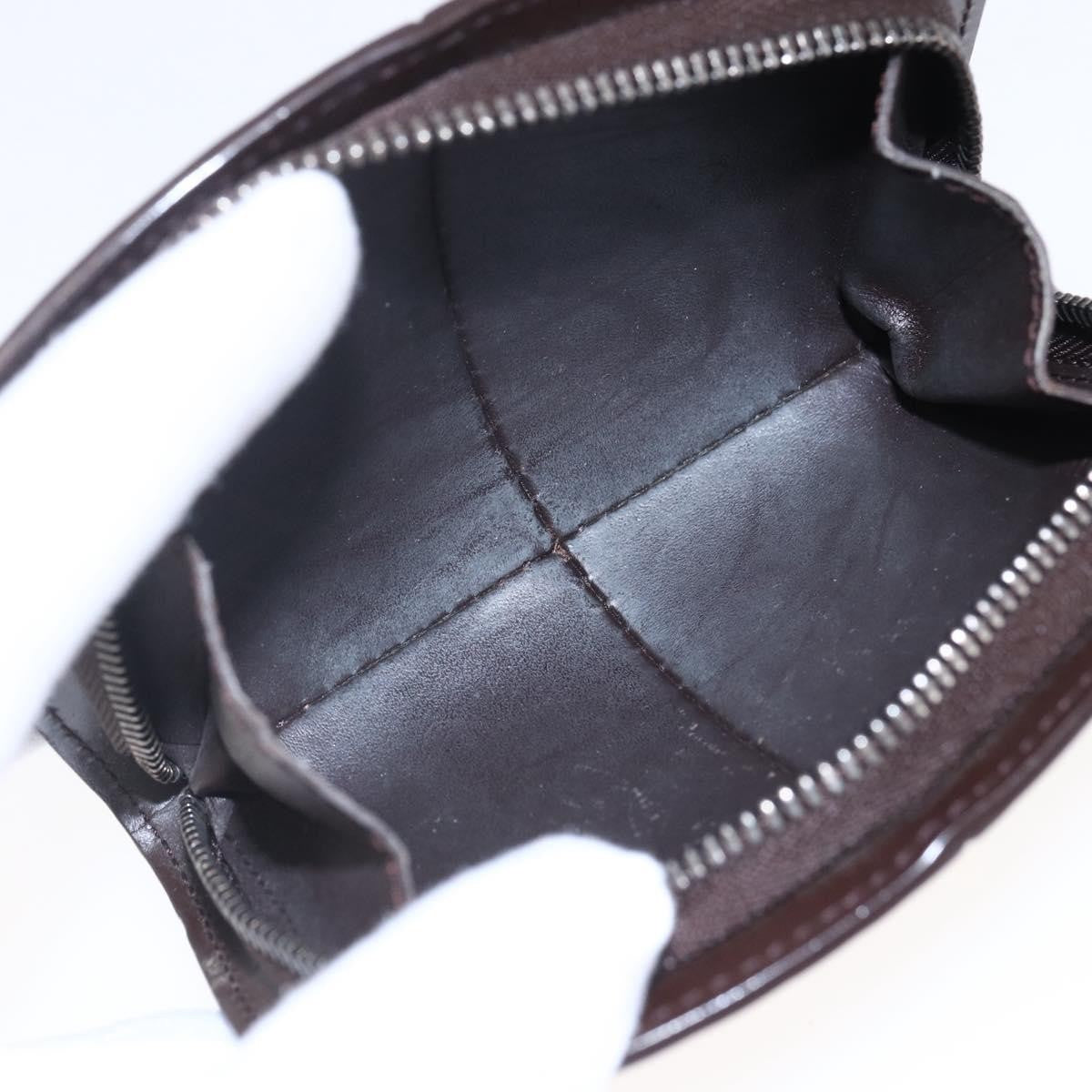 Louis Vuitton Demi Lune Coin Purse Epi Leather Brown Leather Wallets Accessory (Authentic Pre-Loved)