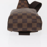 Louis Vuitton Geronimos Waist Bag Damier Brown Canvas Clutche & Pouche Bag (Pre-Loved)