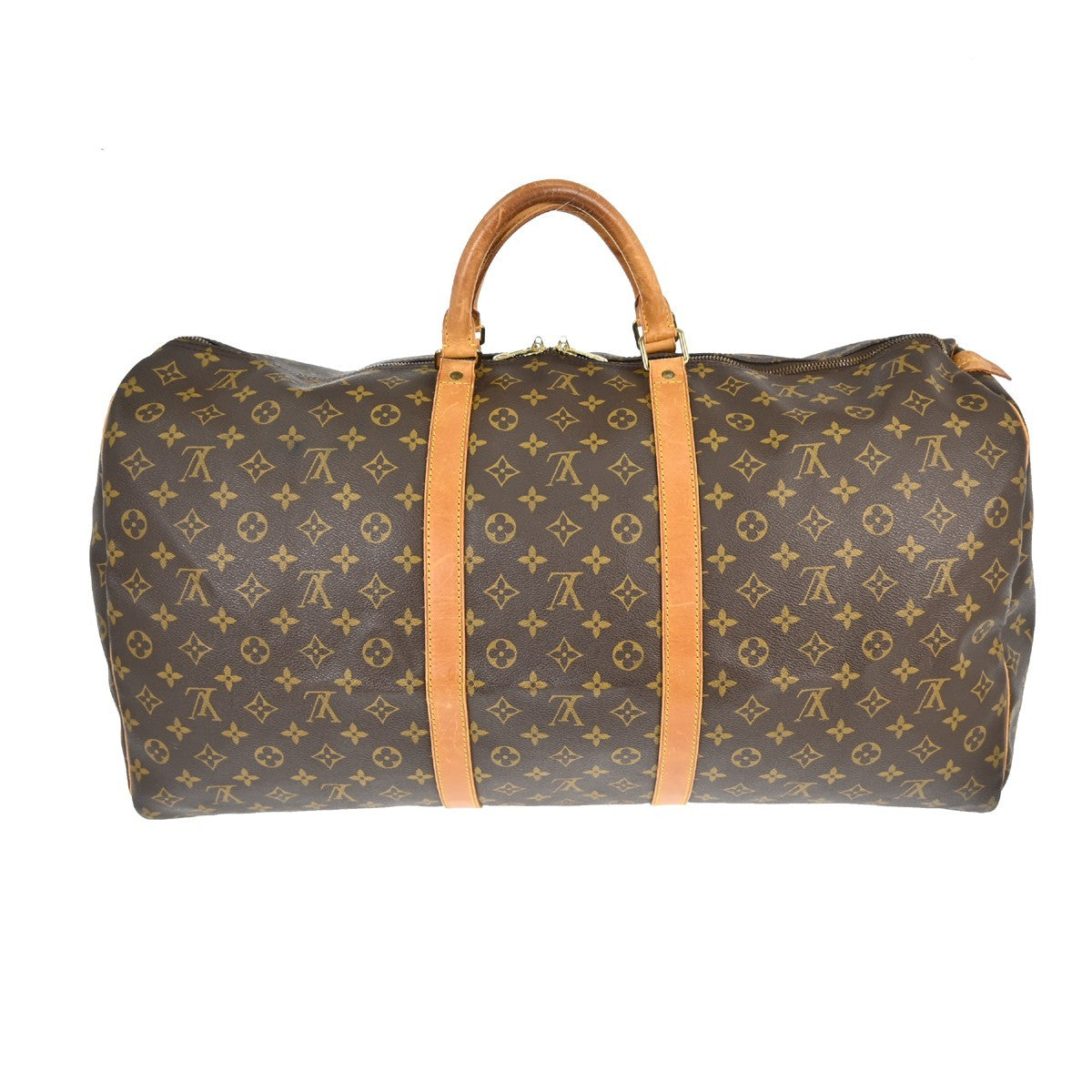 Louis Vuitton Louis Vuitton Keepall Bag Monogram Canvas Brown Canvas Travel Bag Bag (Authentic Pre-Loved)