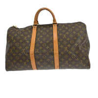 Louis Vuitton Louis Vuitton Keepall Bag Monogram Canvas Brown Canvas Travel Bag Bag (Authentic Pre-Loved)