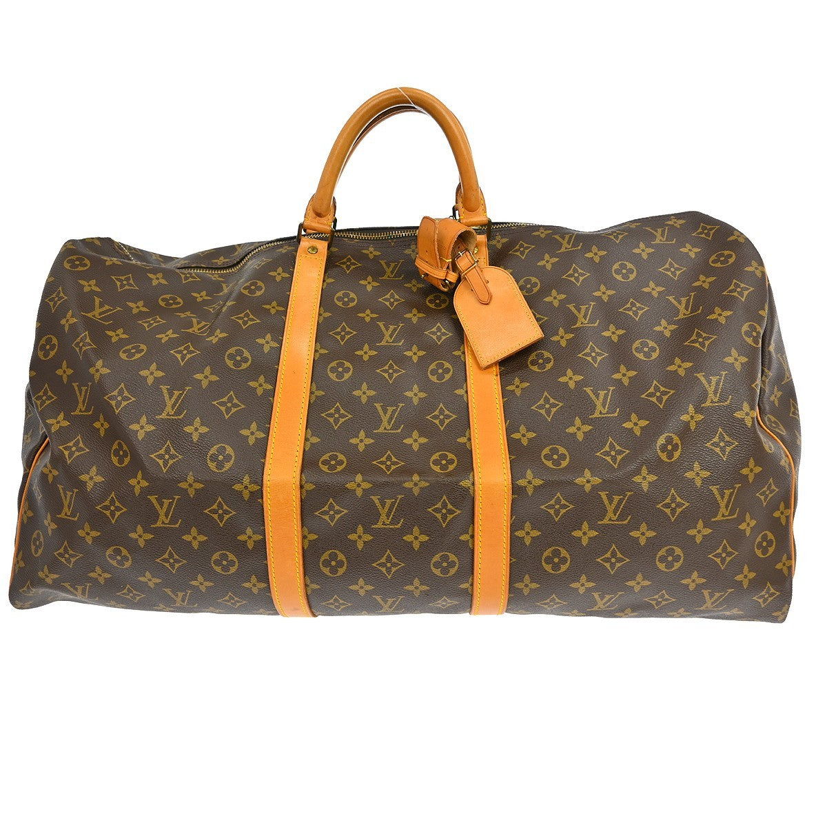 Louis Vuitton Louis Vuitton Keepall Bag Monogram Canvas Brown Canvas Travel Bag Bag (Pre-Loved)