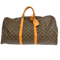 Louis Vuitton Louis Vuitton Keepall Bag Monogram Canvas Brown Canvas Travel Bag Bag (Pre-Loved)