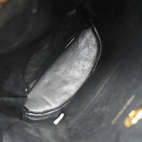 Chanel Duma Drawstring Backpack Quilted Leather Black Leather Backpack Bag (Authentic Pre-Loved)