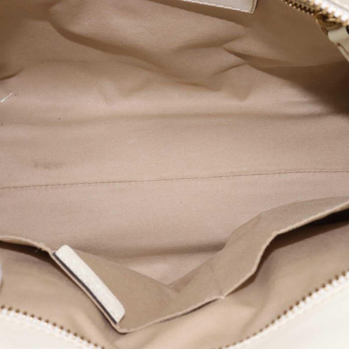 Burberry Minford Satchel Haymarket Coated Canvas Beige Canvas Tote Bag Bag (Authentic Pre-Loved)