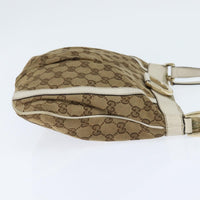 Gucci D Ring Messenger Bag Gg Canvas Beige Canvas Shoulder Bag Bag (Authentic Pre-Loved)