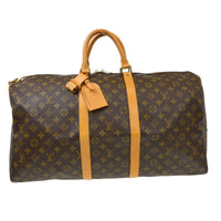 Louis Vuitton Louis Vuitton Keepall Bandouliere Bag Monogram Canvas Brown Canvas Travel Bag Bag (Authentic Pre-Loved)