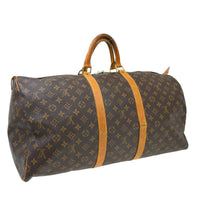 Louis Vuitton Louis Vuitton Keepall Bag Monogram Canvas Brown Canvas Travel Bag Bag (Authentic Pre-Loved)