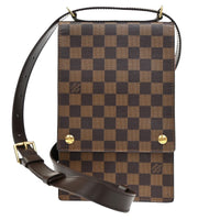Louis Vuitton Portobello Messenger Damier Brown Canvas Shoulder Bag Bag (Pre-Loved)