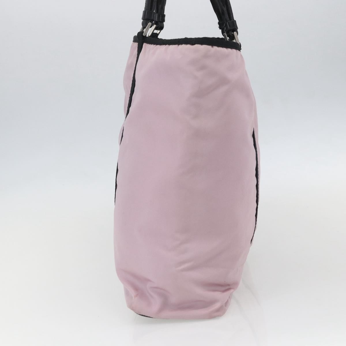 Prada Vintage Tote Tessuto Pink Nylon Tote Bag Bag (Authentic Pre-Loved)